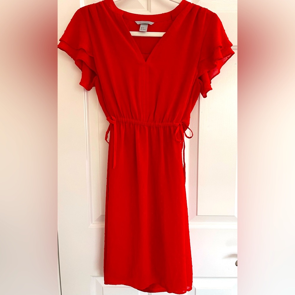 H&M FLUTTER DRESS